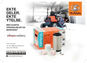 Kubota deler med logo Facebook